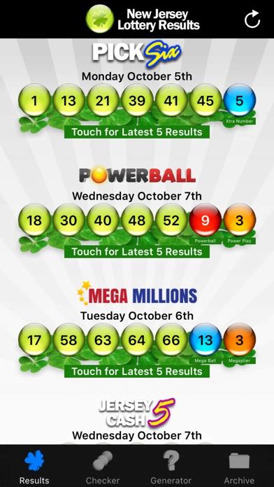 nj lottery ticket checker|‎NJ Lottery on the App Store.